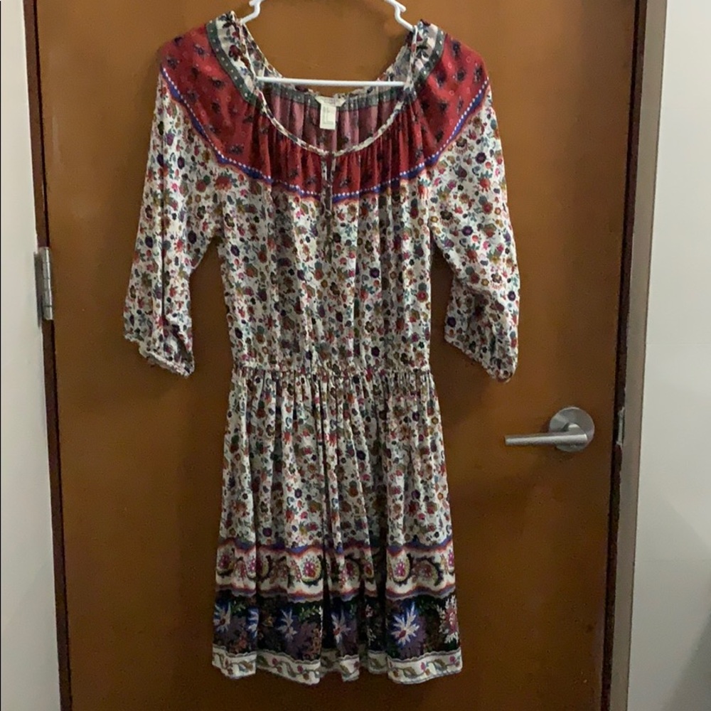 Floral print dress